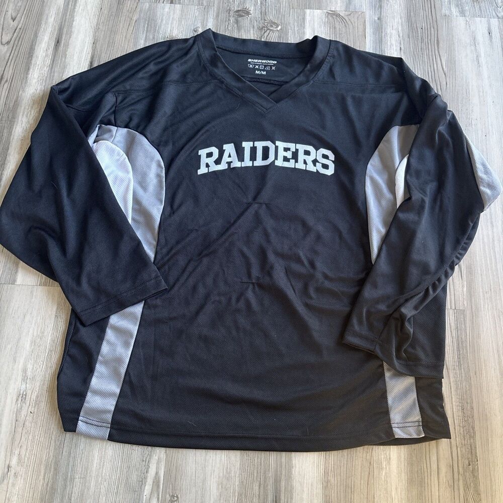 Las Vegas Raiders Long Sleeved Sherwood Lightweight Shirt Size Medium